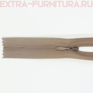 Молния потайная  № 3, 20 см, цв. 292 бежевый п/э пл.9,3 гр/м