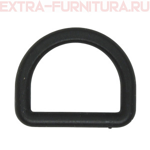 Полукольцо 25 мм пластик, цв.черный уп. 1000шт