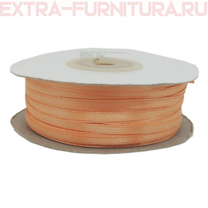 Лента атласная  3 мм  цв.190 светло-коричневый рул.100м