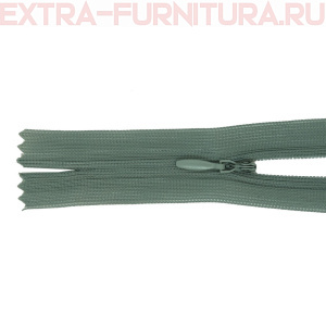 Молния потайная  № 3, 20 см, цв. 325 серо-зелёный п/э пл.9,3 гр/м