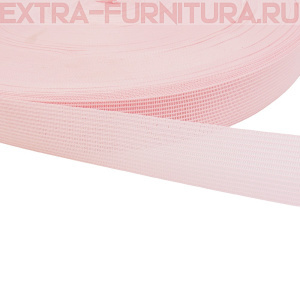 Лента окантовочная 23 мм цв.розовый светлый 107, уп.100м (пл.3,6+/-0,2 гр/м)