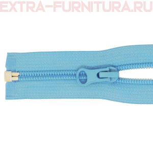Молния Спираль разъемная дл. 75см, Т5, цв.331 голубой LOGO