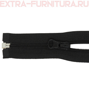 Молния Спираль разъемная дл. 25см, Т5, цв. черный LOGO