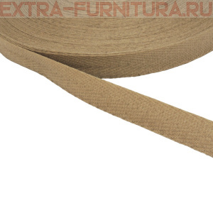 Лента киперная х/б 13 мм, цв.14 бежевый, уп.50м (пл.2,8 г/м)