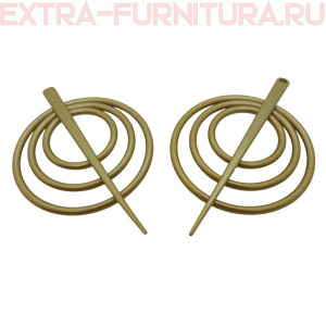 Заколки для штор "Круги", цв. №4, пара