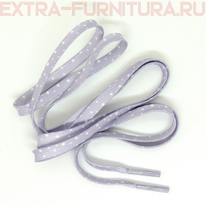 Шнур Горошек ПЭ 130см цв.сирень