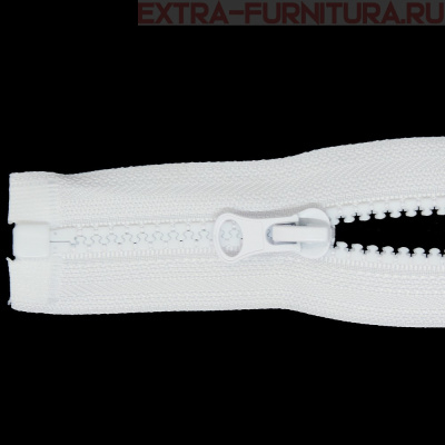 Молния Трактор Т5 1 замок 80см, цв. 101 белый, LOGO