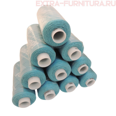 Нитки IDEAL бытовые 40/2 366м, цв.350 голубой (уп.10шт)