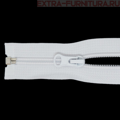 Молния Спираль разъемная дл. 35см, Т5, цв. белый LOGO