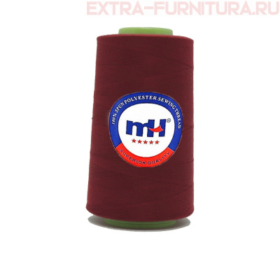 Нитки МН 40/2 п/э  5000 ярдов №122 бордо