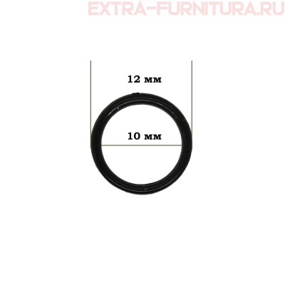 Кольцо для бюстгальтера,пластик, арт.TBY-82609, диам.10мм цв. черный, уп.100шт