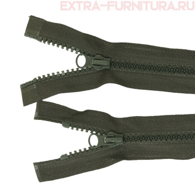 Молния Трактор Т5 2 замка 70см, цв.328 хаки темный, LOGO