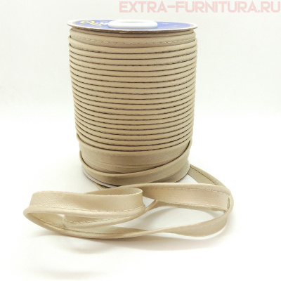 Кант атласный 12 мм, 72 ярда, цв. 307 бежевый А
