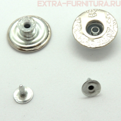 Пуговицы джинсовые 20мм, никель New Star арт.1230 (уп.50шт.)